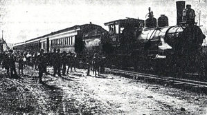 Vintage picture of a train